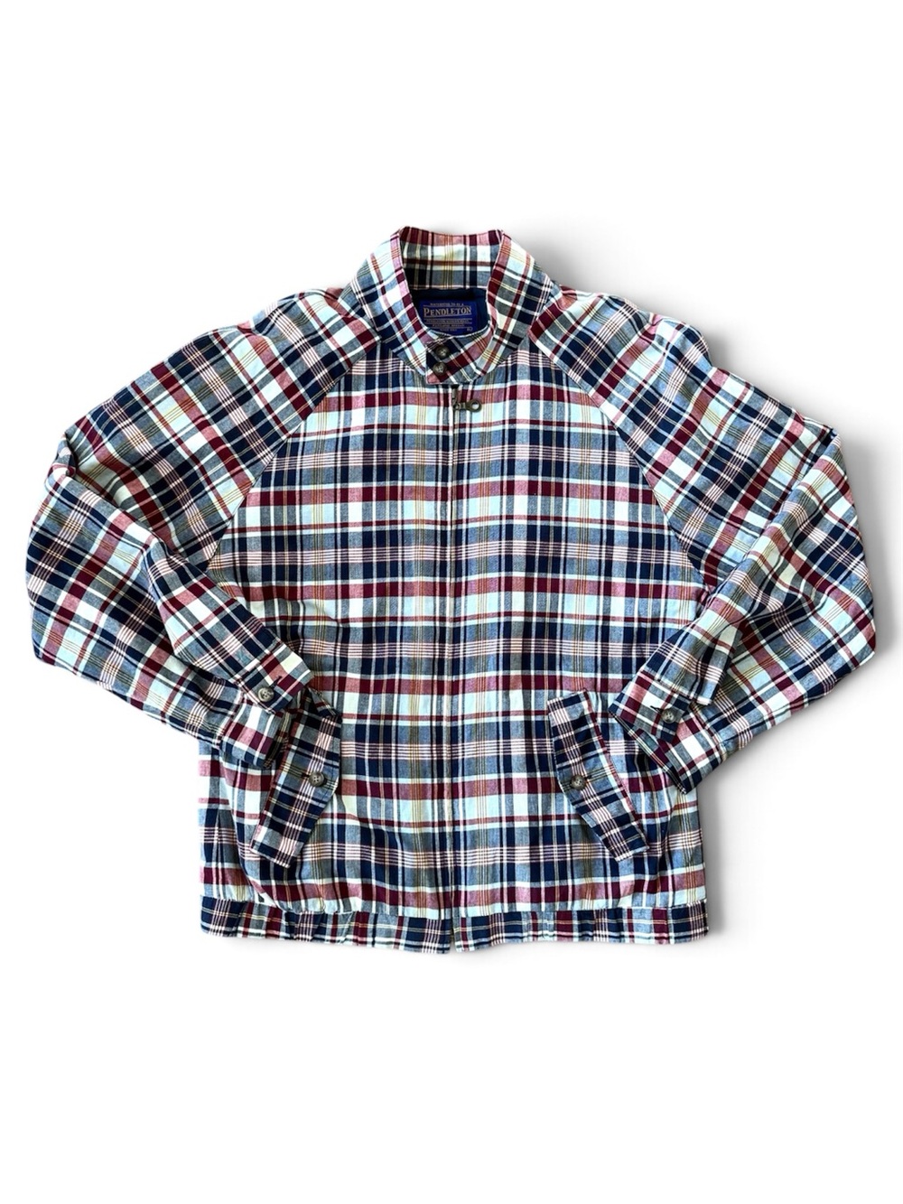 VINTAGE Men’s Pendleton Plaid Blouson Jacket Size: Large